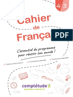 Cahier Français: L'essentiel Du Programme Pour Réussir Son Année !