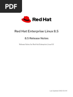 RHEL 8.5 - Release Notes