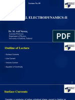 Classical Electrodynamics-Ii: Dr. M. Asif Nawaz