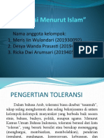 Toleransi Menurut Islam 40