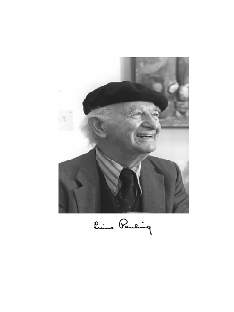 Linus Carl Pauling | PDF | Chemical Bond | Molecular Orbital