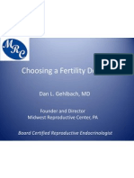 Choosing A Fertility Doctor