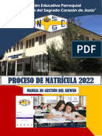Manual Sieweb - Matricula 2022