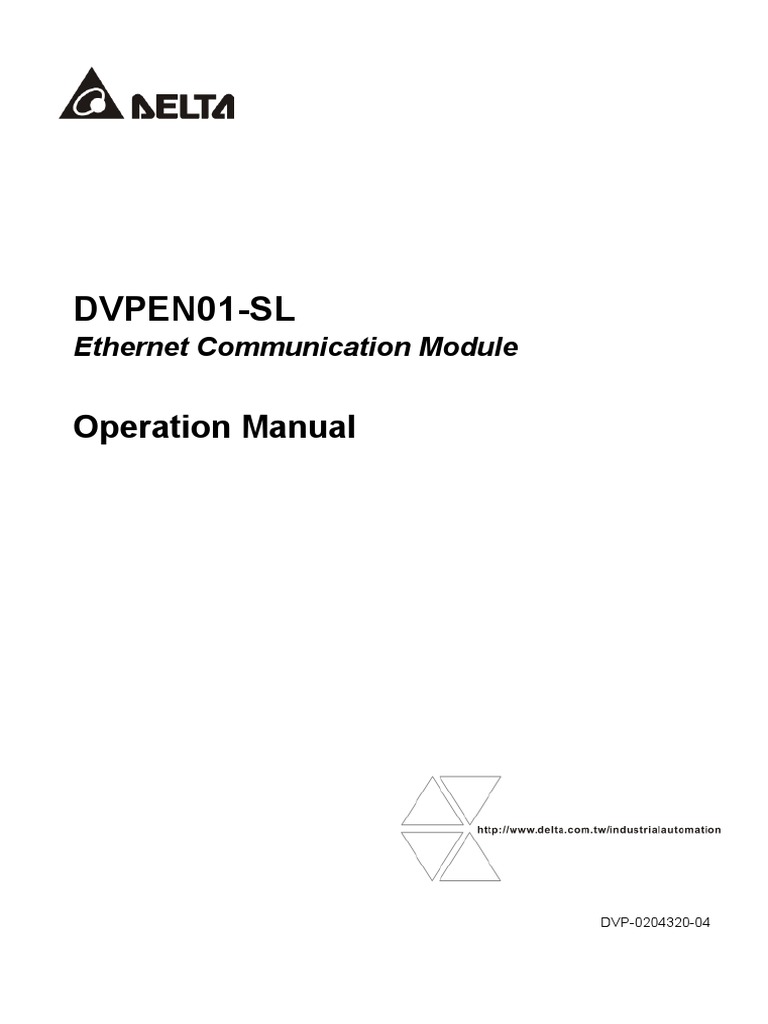 Dvpen01-Sl: Operation Manual | PDF | Ip Address | Transmission Control ...