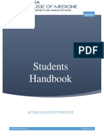 Students Handbook: Accra College of Medicine