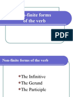Non-Finite Forms of The Verb