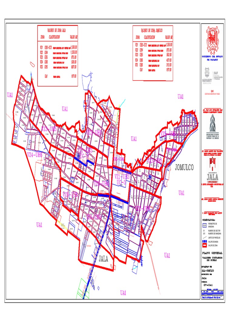 Plano General Jala-Jomulco | PDF