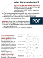 Organic Reaction Mechanisms Lecture 1