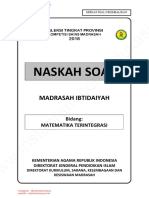 2018 - KSM - MI MATEMATIKA - Tingkat Provinsi
