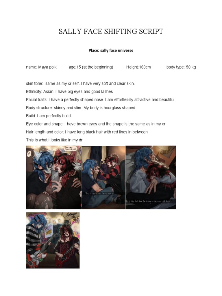 Sally Face Shifting Script Overview | PDF | Poetry