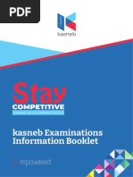 Kasneb Examinations Information Booklet