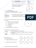 Áreasvolumes 1 Circunferências Ângulos Retas e Polígonos i