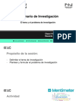 Sem Investigacion Semana 04 - Distancia