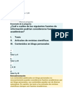 Autoevaluación 1.2 - Seminario de Investigación