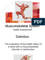 Musculoskeletal Assessment