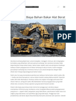 Monitoring Biaya Bahan Bakar Alat Berat PDF