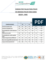 Eestp - PNP - Guia de Medidas Por Tallas