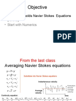 Objective: - Define Reynolds Navier Stokes Equations (RANS)
