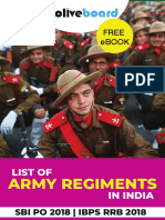 Regiments in Indian Army