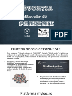 Programul Educatia Dincolo de PANDEMIE (IALOMITA)
