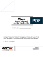 Owner's Manual and Service Booklet: Serial Number