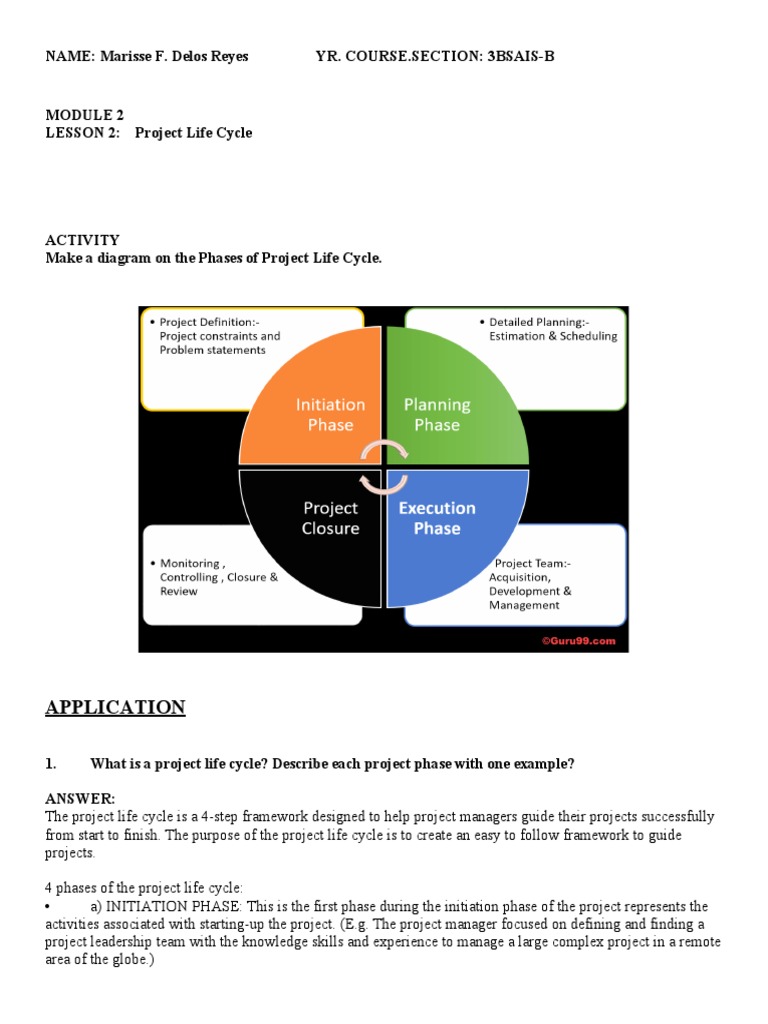 3bsais B Delos Reyes Marisse Module 2 L 2 Project Management | PDF ...
