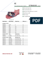 40-60W Ultraminiature Open Frame Switching Power Supplies: Series