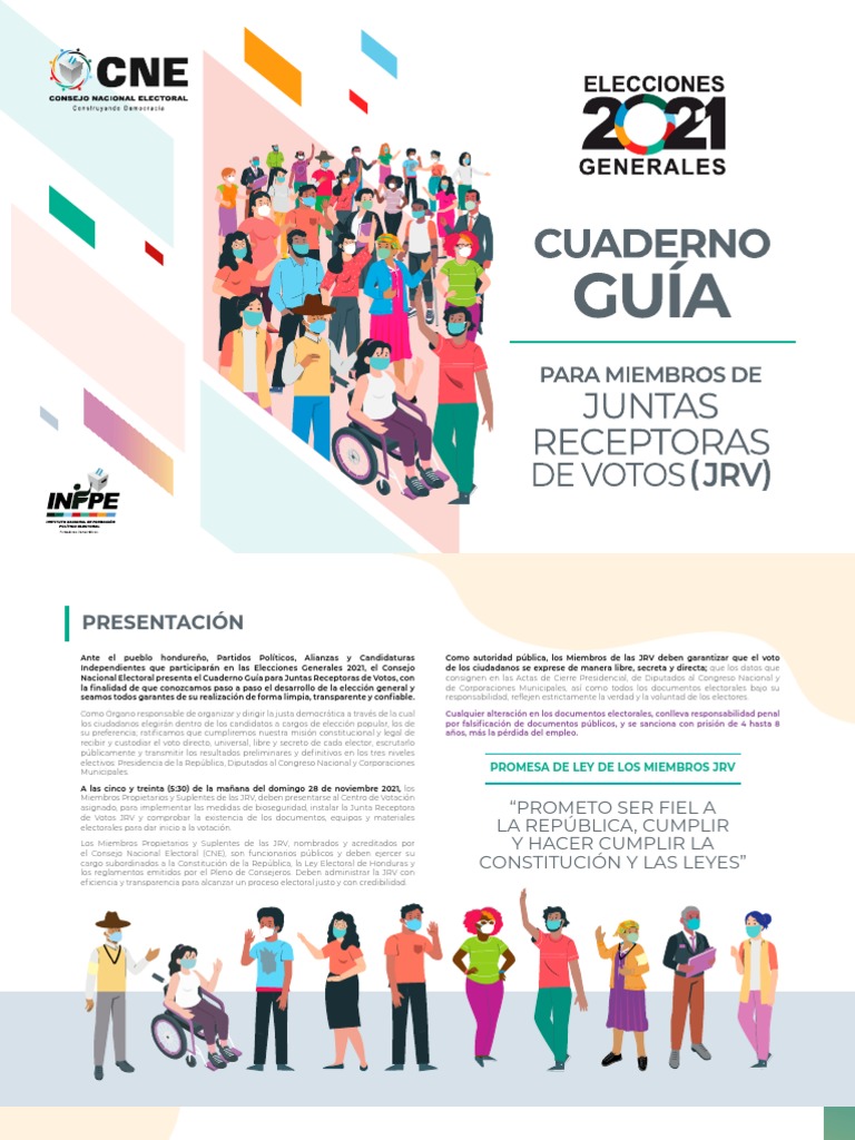 Guía para Miembros de JRV 2025 | PDF | Votación | Elecciones