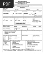 Dengue Death Case Investigation Form (CIF) | PDF | Physical Examination ...