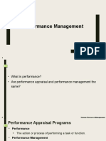 Performance Management