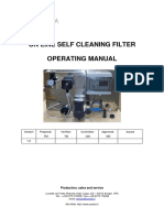 On Line Self Cleaning Filter Operating Manual: Prepared: PM Verified: TM Controlled: QM Approved: MD Issued