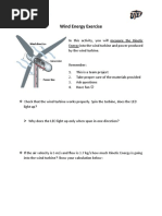 Wind Turbine Exercise