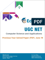 Ugc Net: Computer Science and Applications