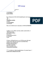 MS MCQS: A-Rheumatoid Arthritis