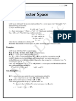 Vector Space F