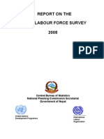 Nepalese Labor Force Survay 2008