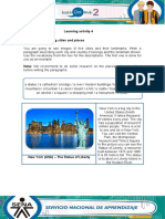 Learning Activity 4 Evidence: Describing Cities and Places: You As An Example