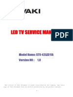 Led TV Service Manual: Model Name: STV-42LED11 Version NO: 1.0