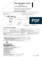 Desoldering Tool: Instruction Manual FR-301