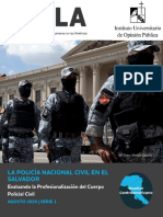 La Polícia Nacional Civil en el Salvador