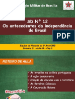Os Antecedentes Da Independência Do Brasil - A Inconfidência Mineira e A Conjuração Baiana - Aula 53