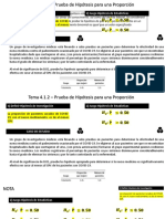 Unidad IV - 4.1.2 Introducción Prueba de Hipótesis para Una Proporción