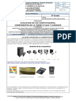 3º Grado: Evolucion de Los Computadores, Componentes de La Torre O Caja Y Cuidados