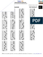 General Studies Pre 2008 Ans Sheet