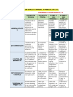 Ejercicios de Evaluación Del Ii Parcial de Lca