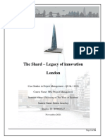 Case Studies in Project Management - The Shard Top Down Construction - Draft (Individual) E - Gencbay