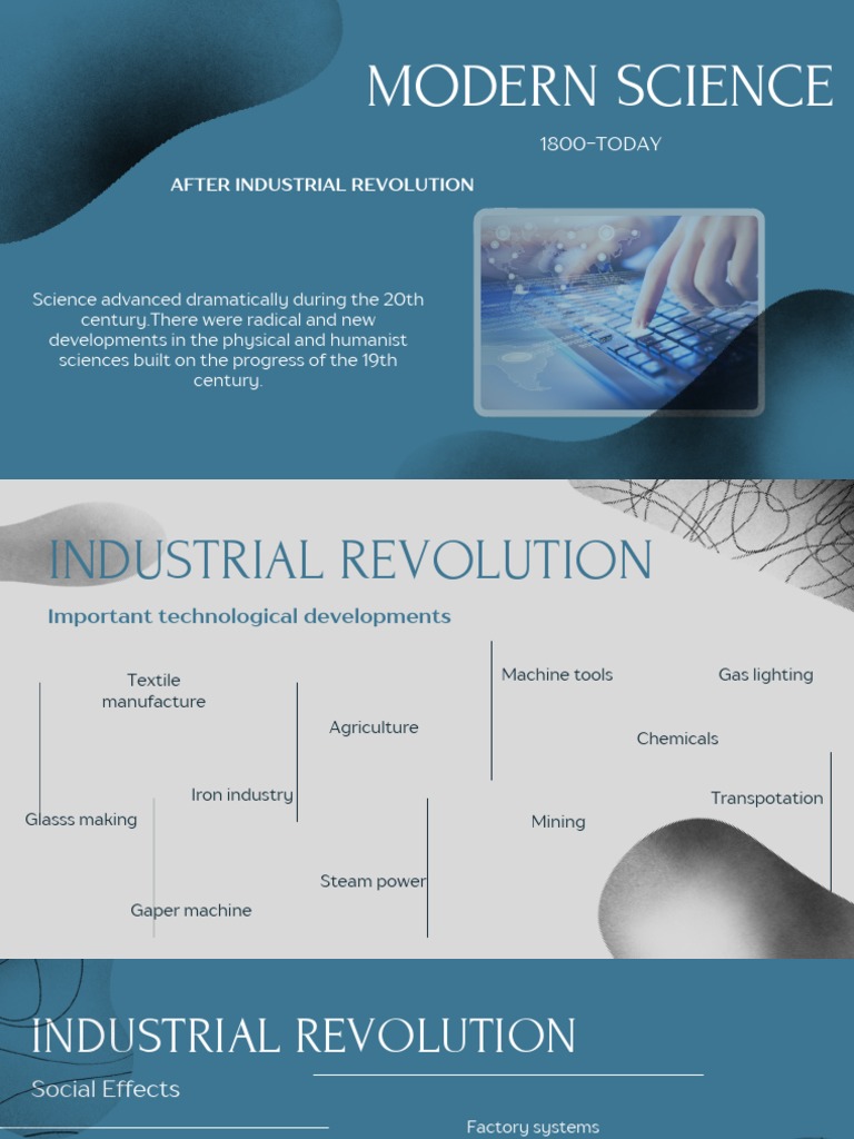 Modern Science PDF Incandescent Light Bulb Industrial Revolution