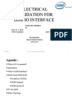 Electrical Validation For DDR Io Interface