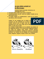 Características Que Debe Cumplir El Laboratorio de Metrología