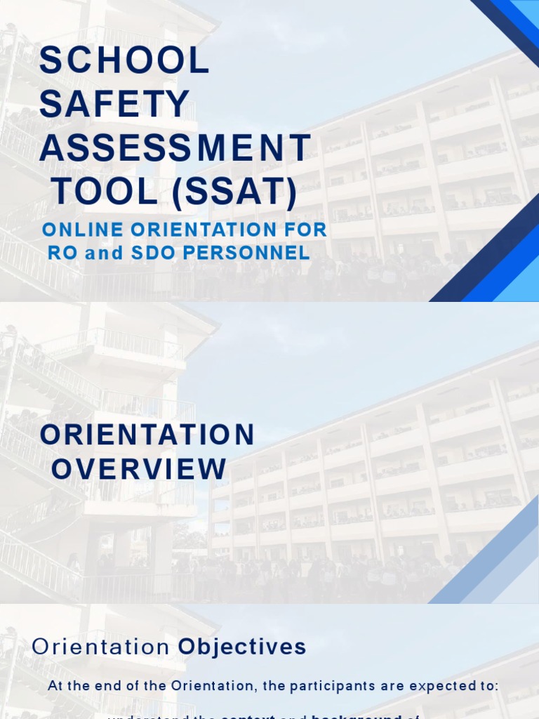 2TheSchoolSafetyAssessmentTool2021 (1) Sir Ganub PDF